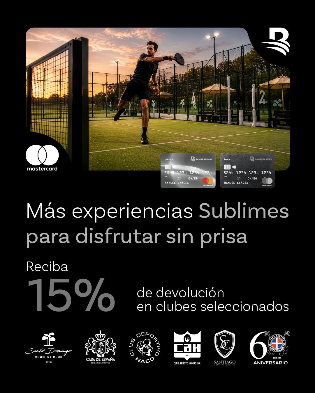 15% de devolución con Banreservas